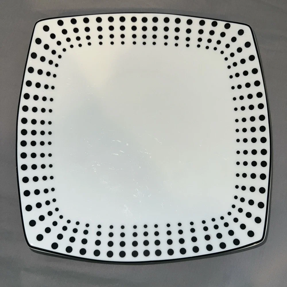 4 Dining Redesigned by Mikasa Cheers Square Salad Plates